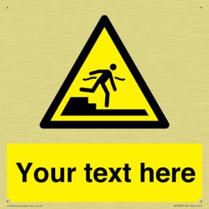 Custom warning Submerged step or steps